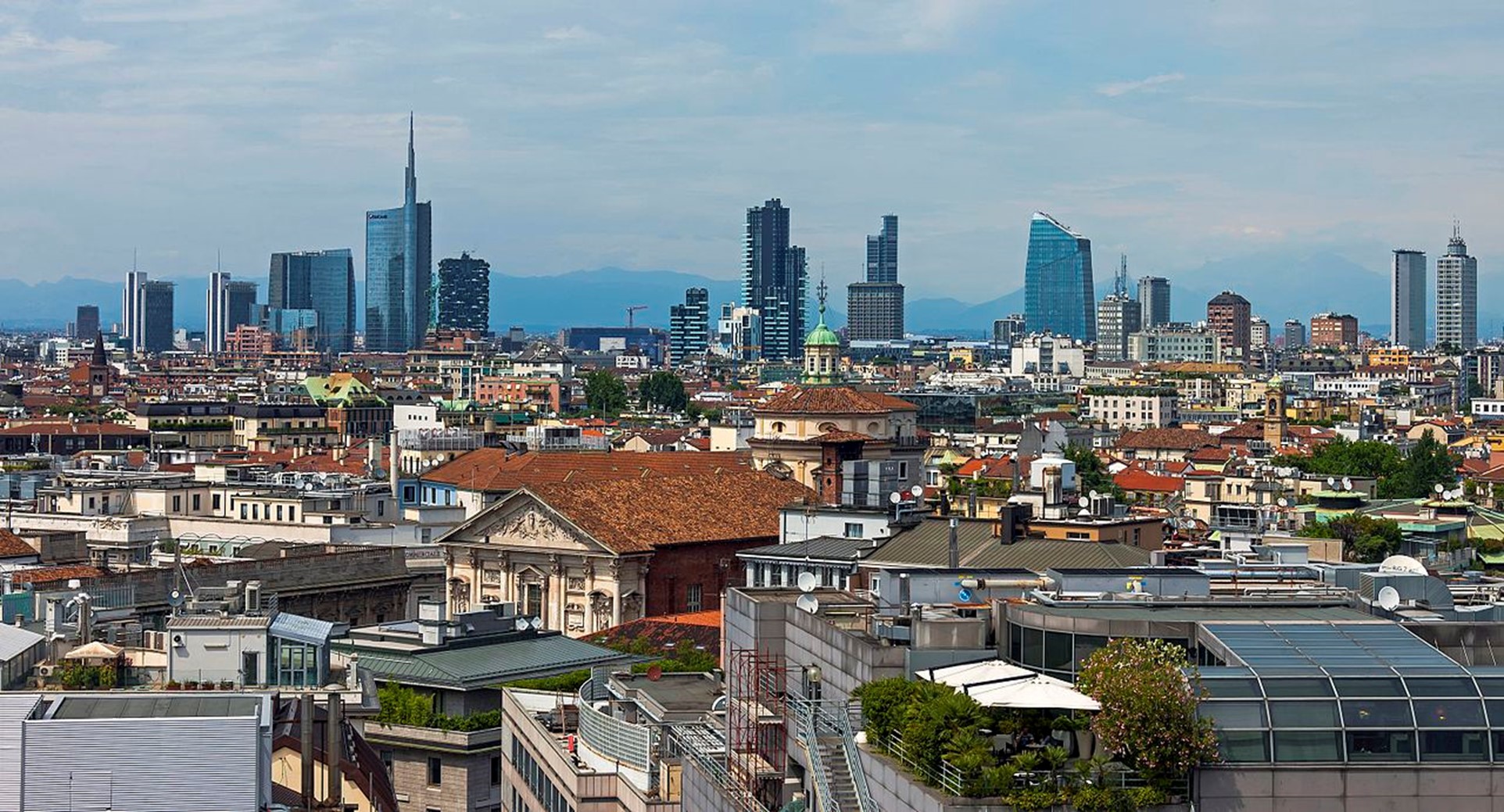 Vista cidade de Milão – fonte: Wikipédia