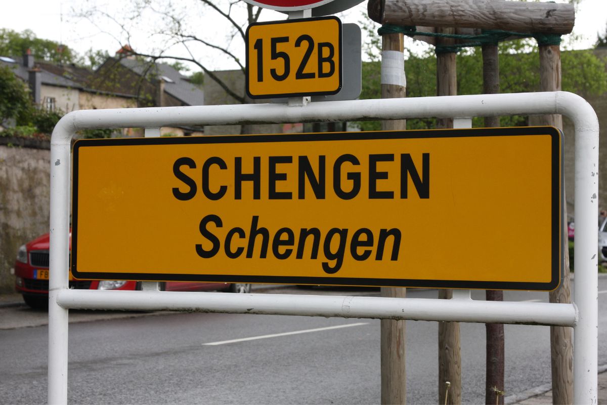 carta de Schengen Visa (capa)