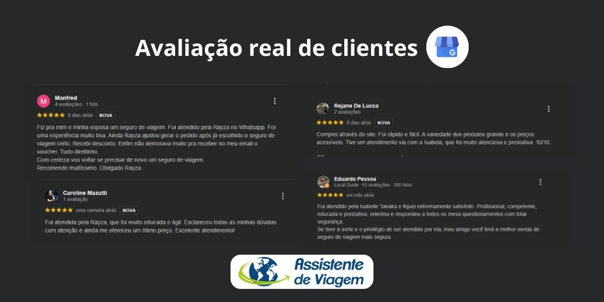 Melhor Comparador De Seguro Viagem Assistente De Viagem Avaliacoes Reais