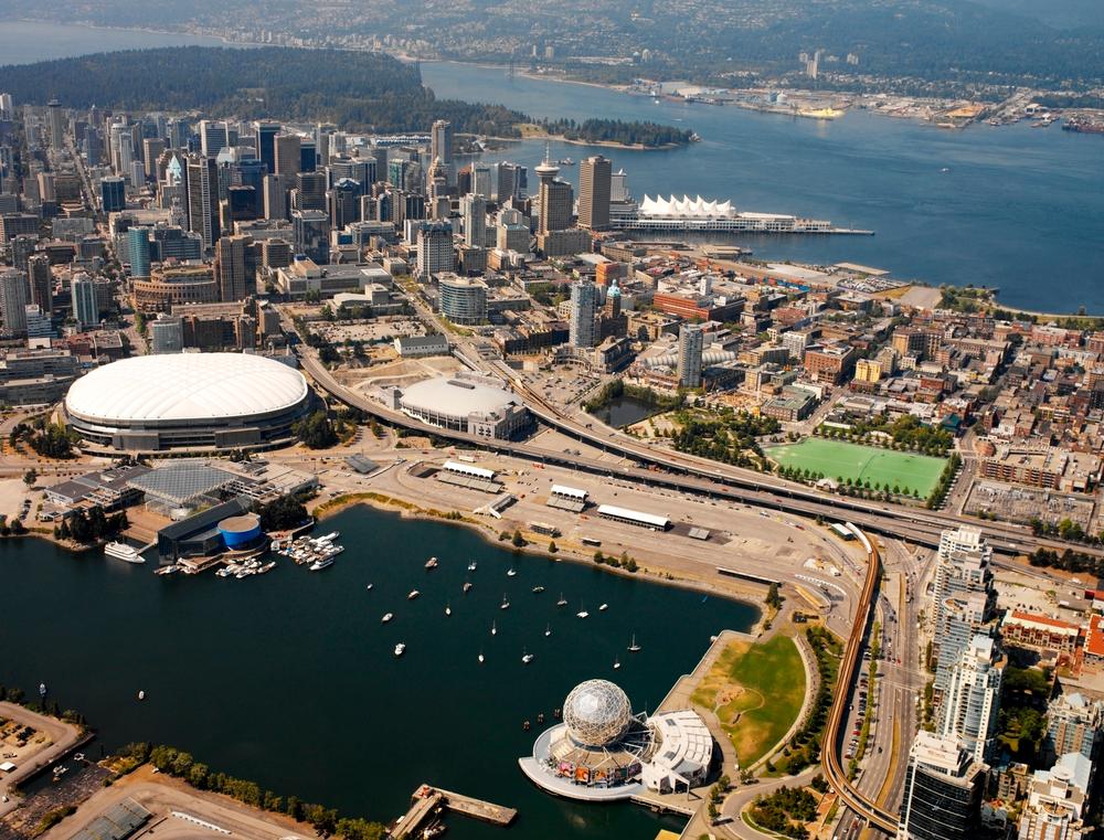 Vista Aerea Da Cidade De Vancouver