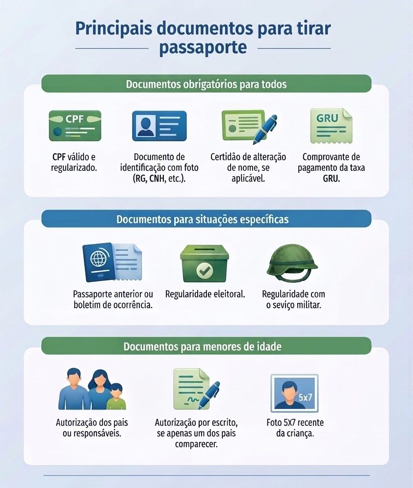 Documentos Como Tirar Passaporte