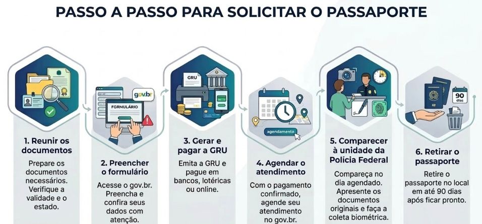 Passo A Passo Solicitar Passaporte