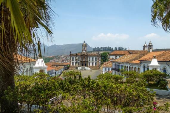 Na foto, vista de Ouro Preto, uma das cidades históricas de Minas Gerais