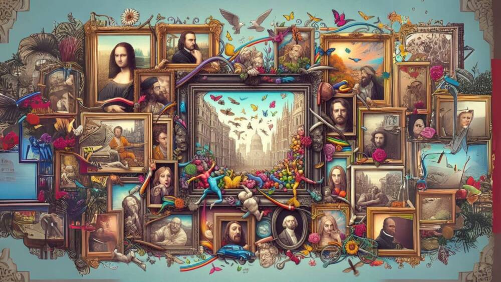 Imagem ilustrando as 20 obras de artes mais famosas