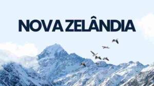 Blue White Bold Travel Vlogger New Zealand YouTube Thumbnail 1
