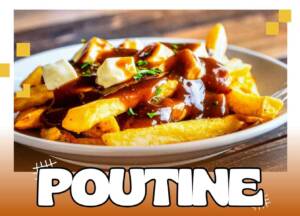 Yellow Red Minimalist Food Promotion Poutine Instagram Post